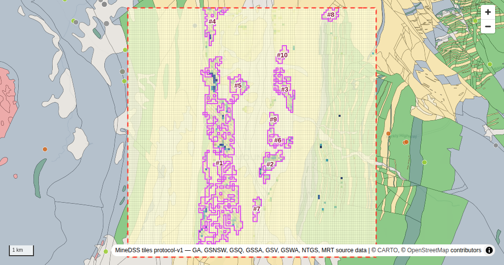 Mount Isa, QLD — Lead-zinc-silver prospectivity map