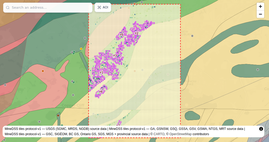 Sudbury, ON — Nickel-cobalt prospectivity map