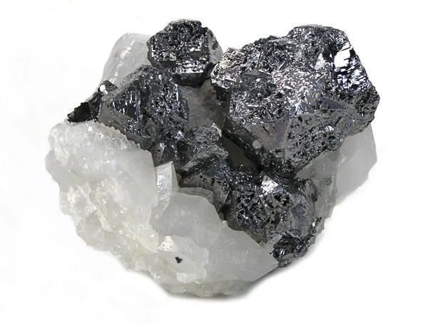 Galena (lead sulphide) with quartz