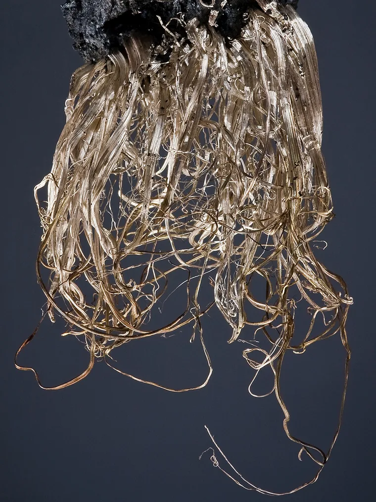 Silver — Native silver — wire habit (illustrative mineral specimen)