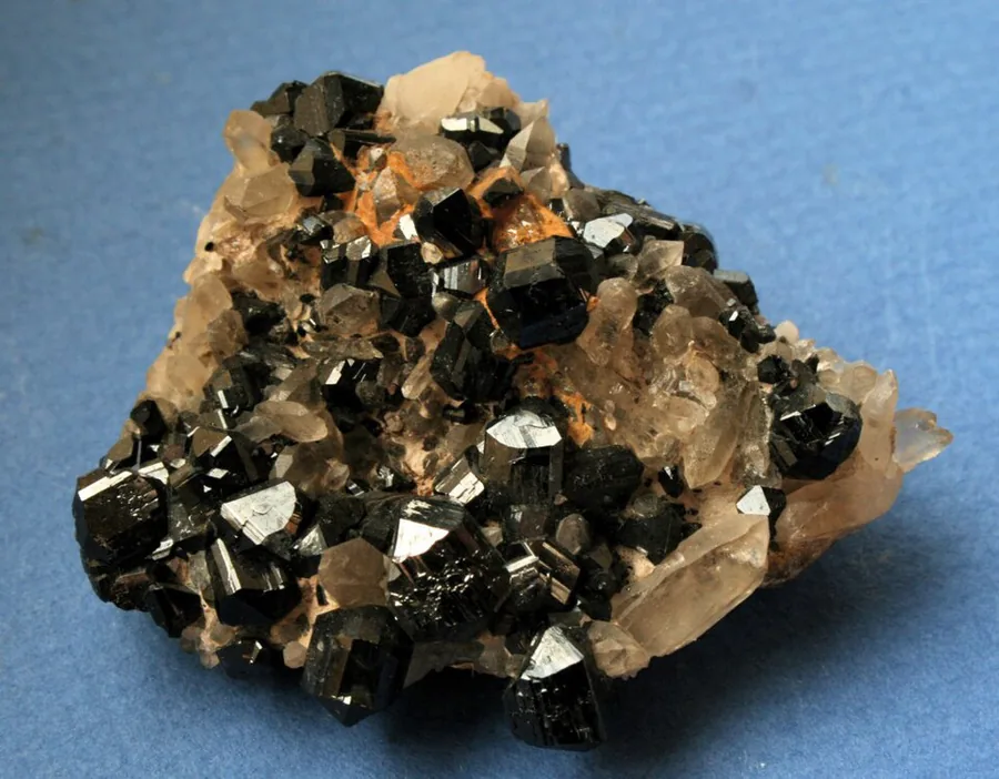 Tin — Cassiterite (tin oxide) (illustrative mineral specimen)