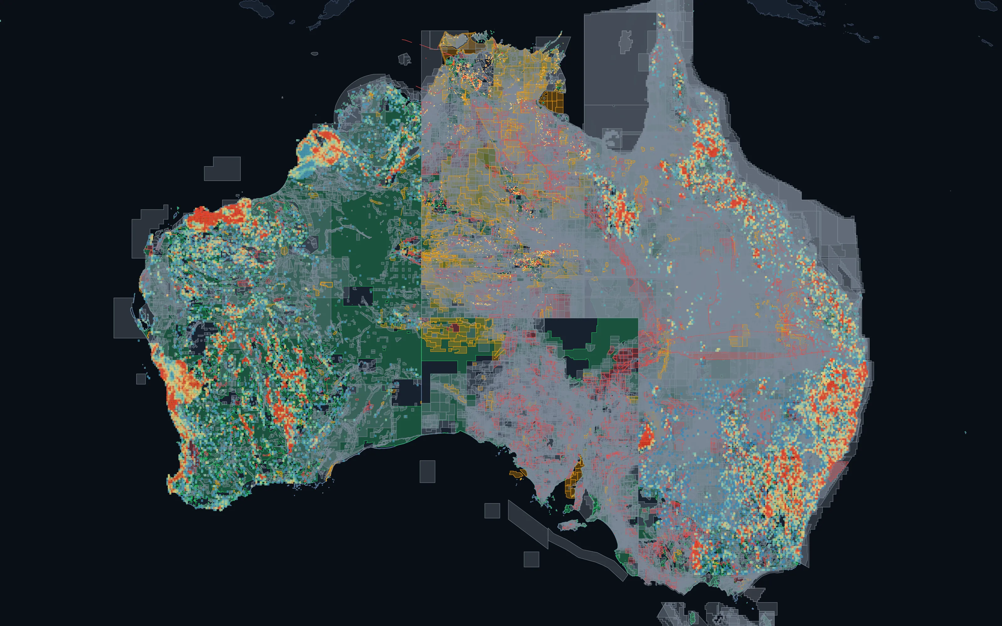 Australia country atlas