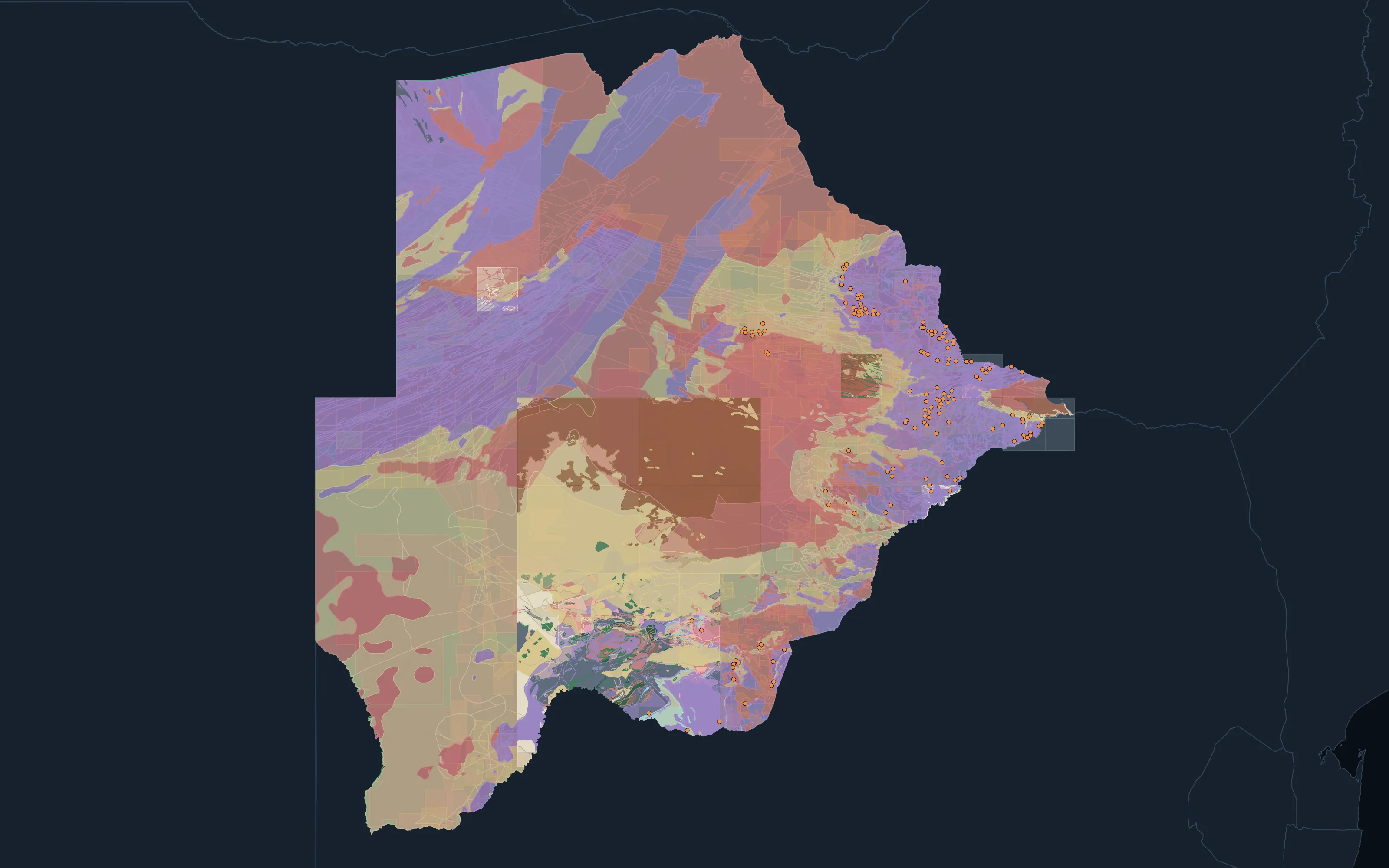 Botswana country atlas