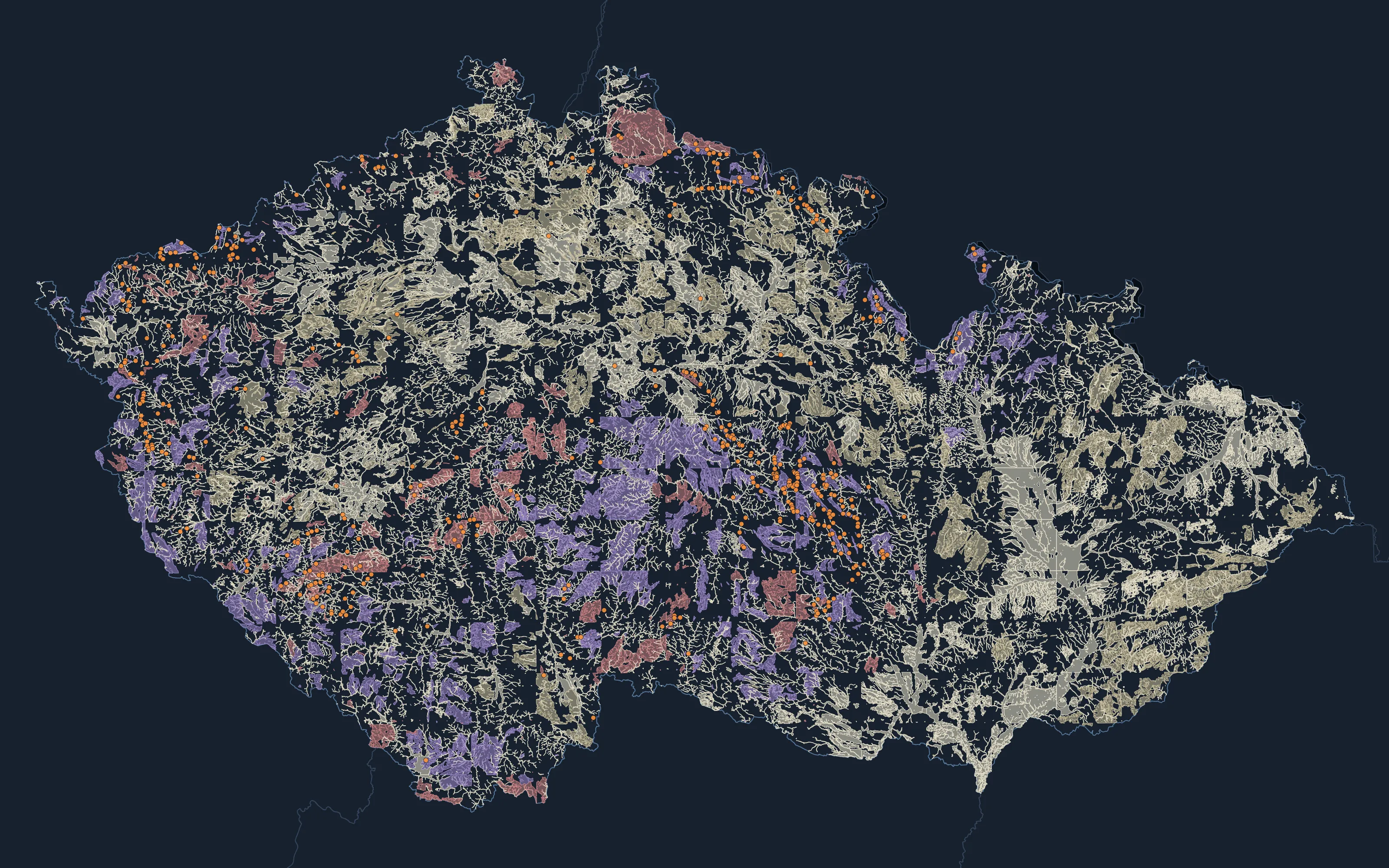 Czech Republic country atlas