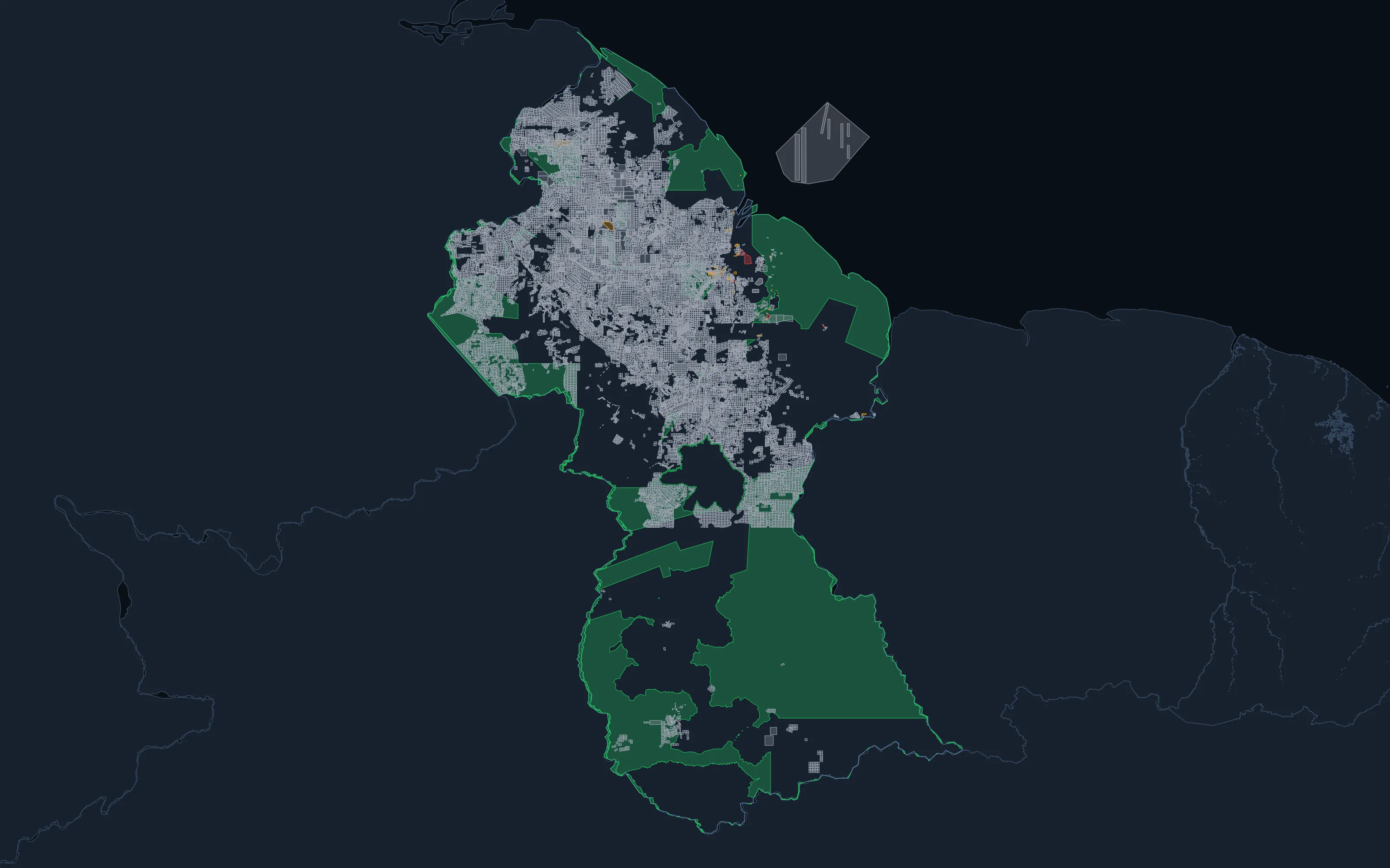 Guyana country atlas