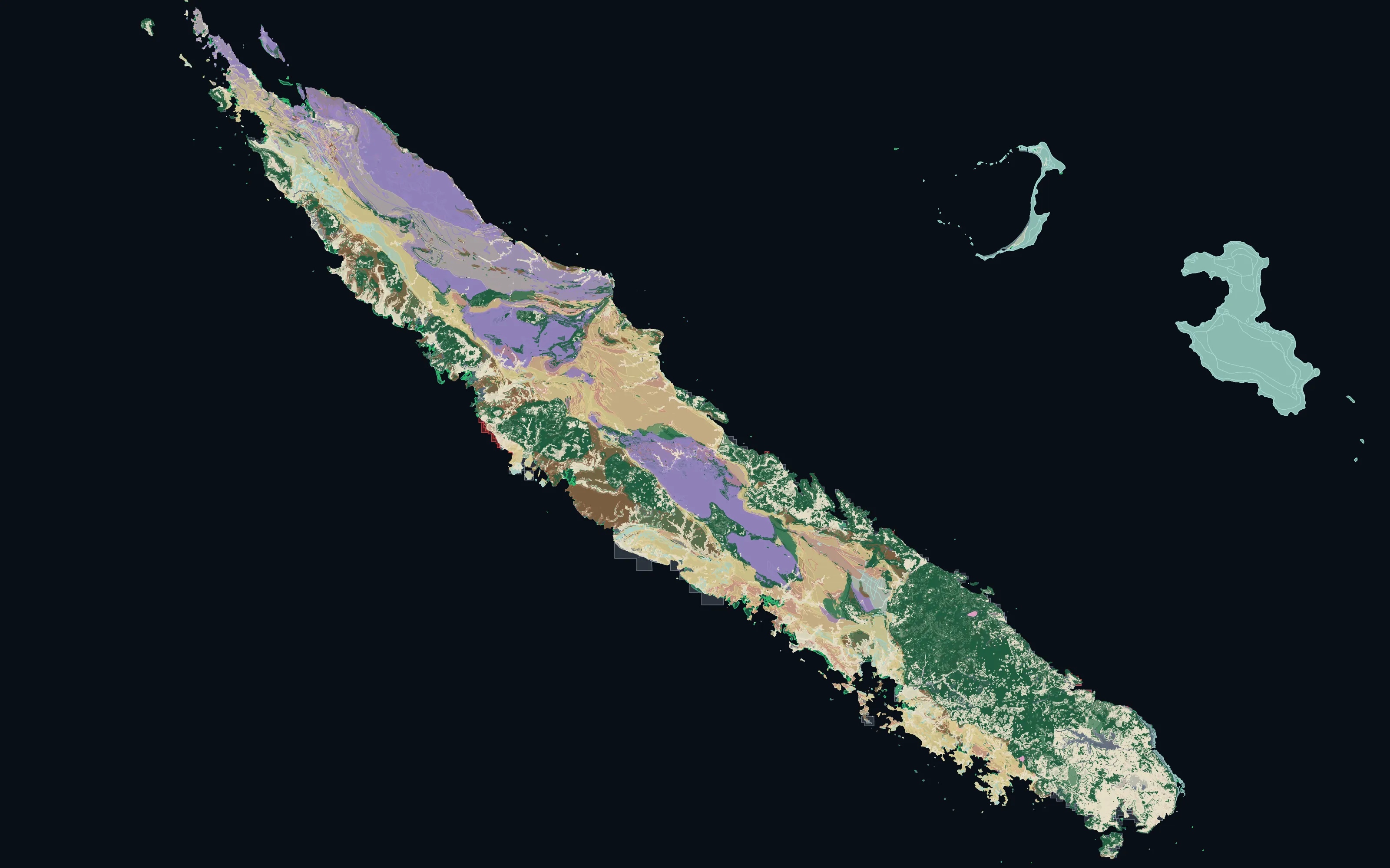 New Caledonia country atlas