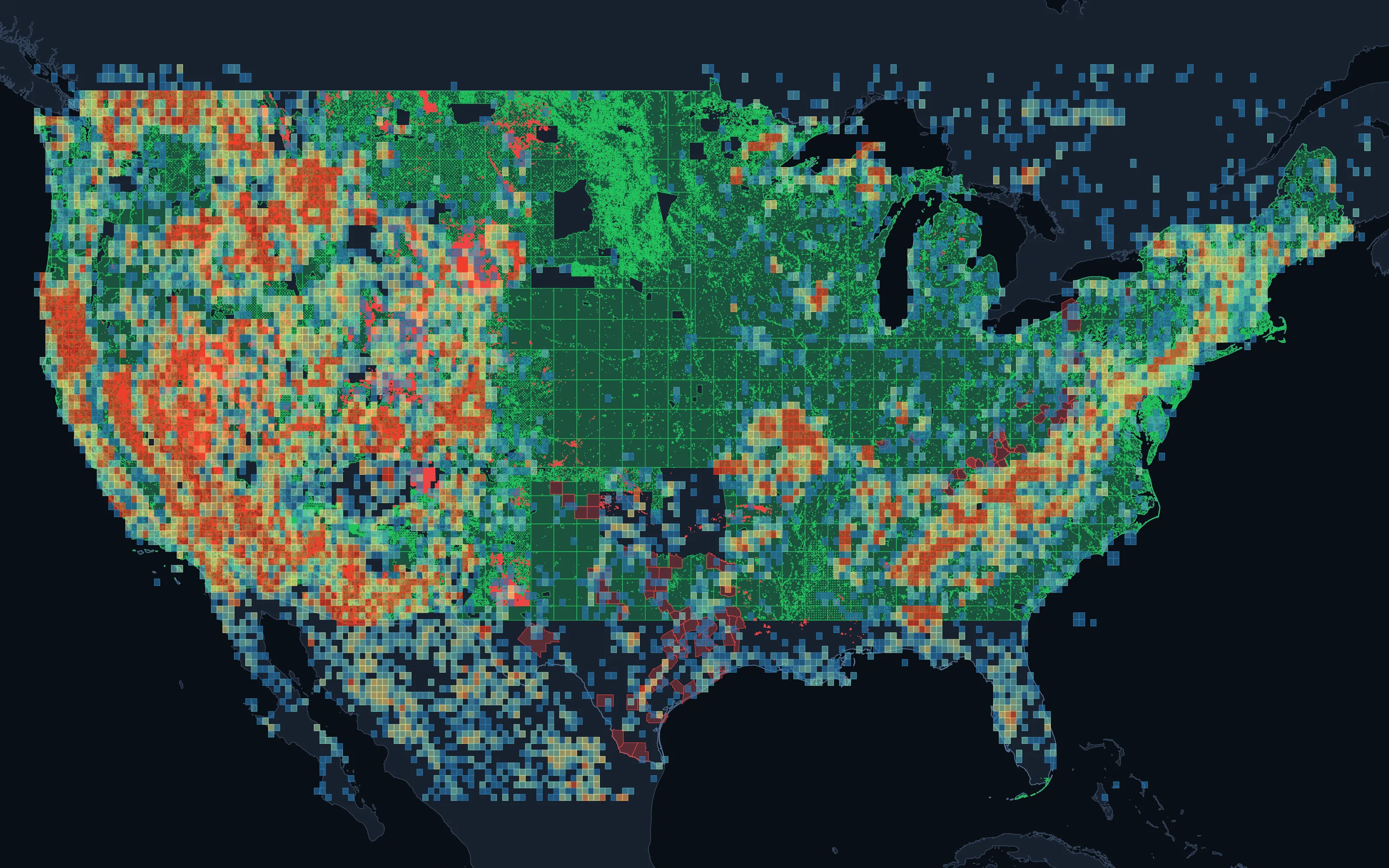 United States country atlas